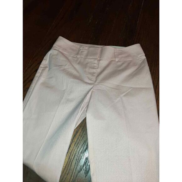 New Size 2 Ann Taylor Factory Peach Curvy Cropped Leg Pants NWT Cotton Casual - Picture 4 of 4